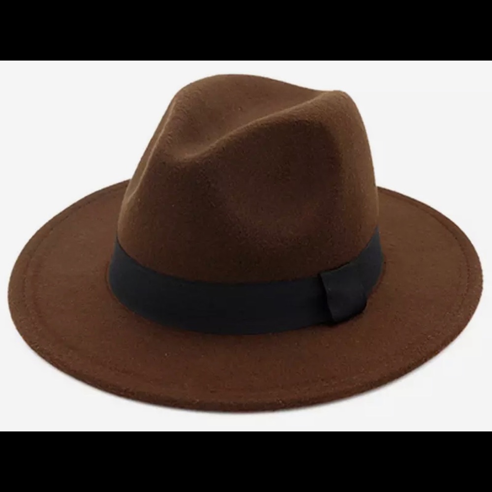 Chocolate Brown Fedora